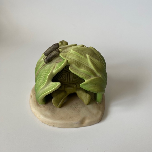 Woodland Surprises TURTLE by Franklin Porcelain Vintage Dated 1984 Collectible - Picture 5 of 8